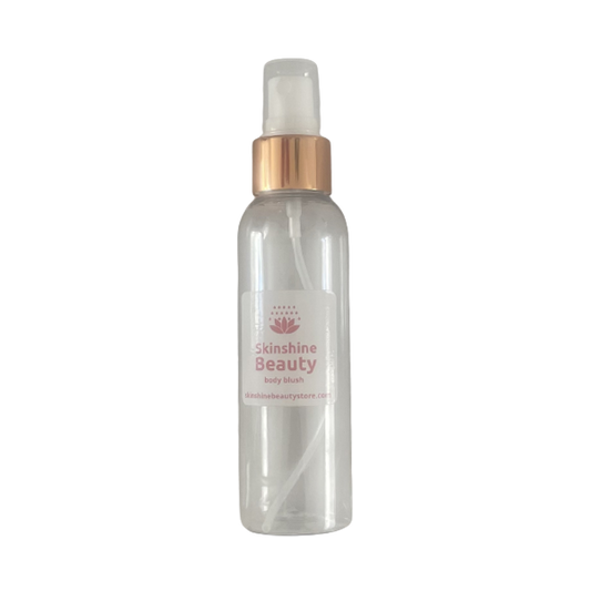 4 oz Travel size bottle w/rose gold spray top(bottle only)